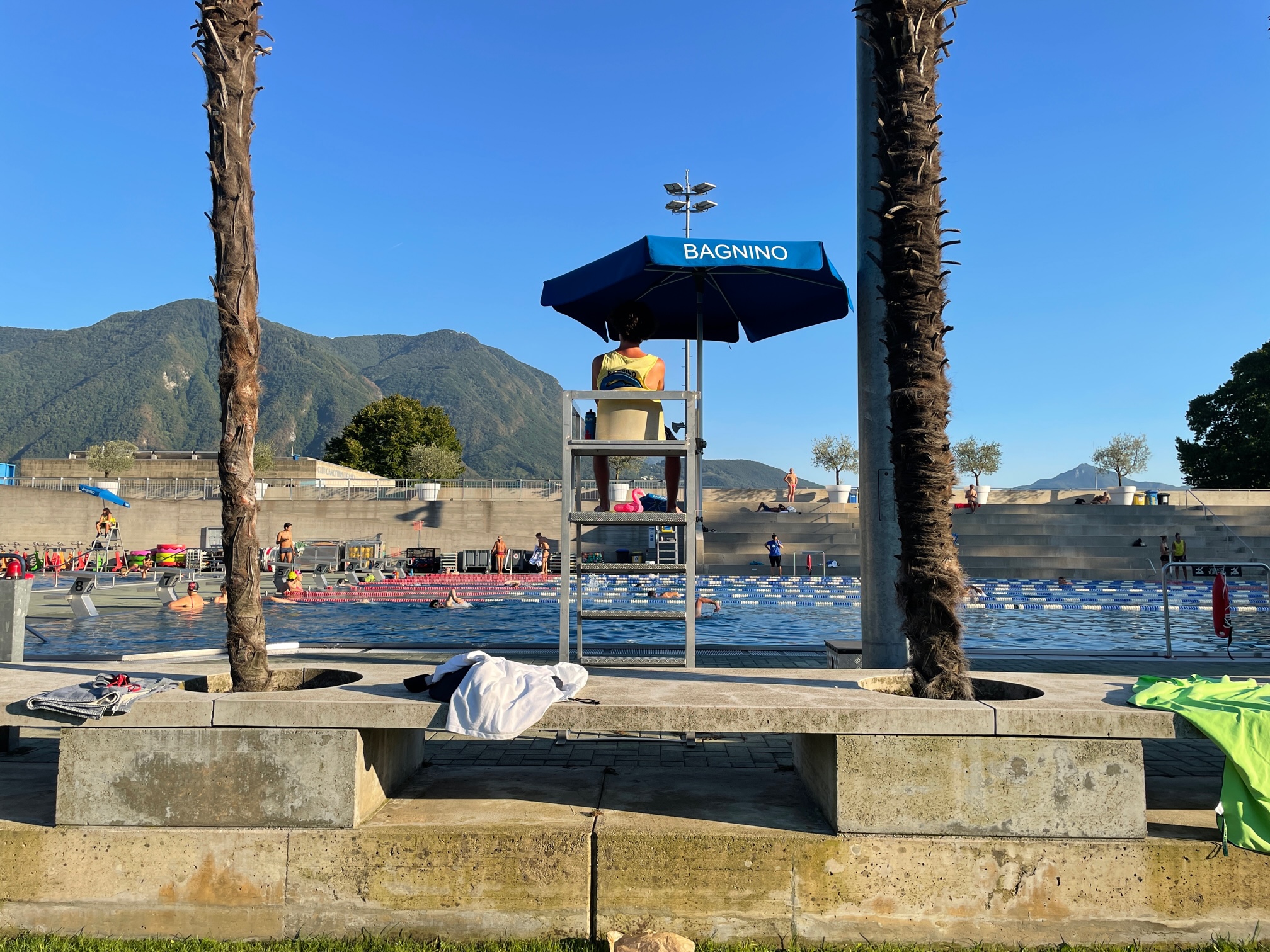 Enlarged view: View of the Lido di Lugano